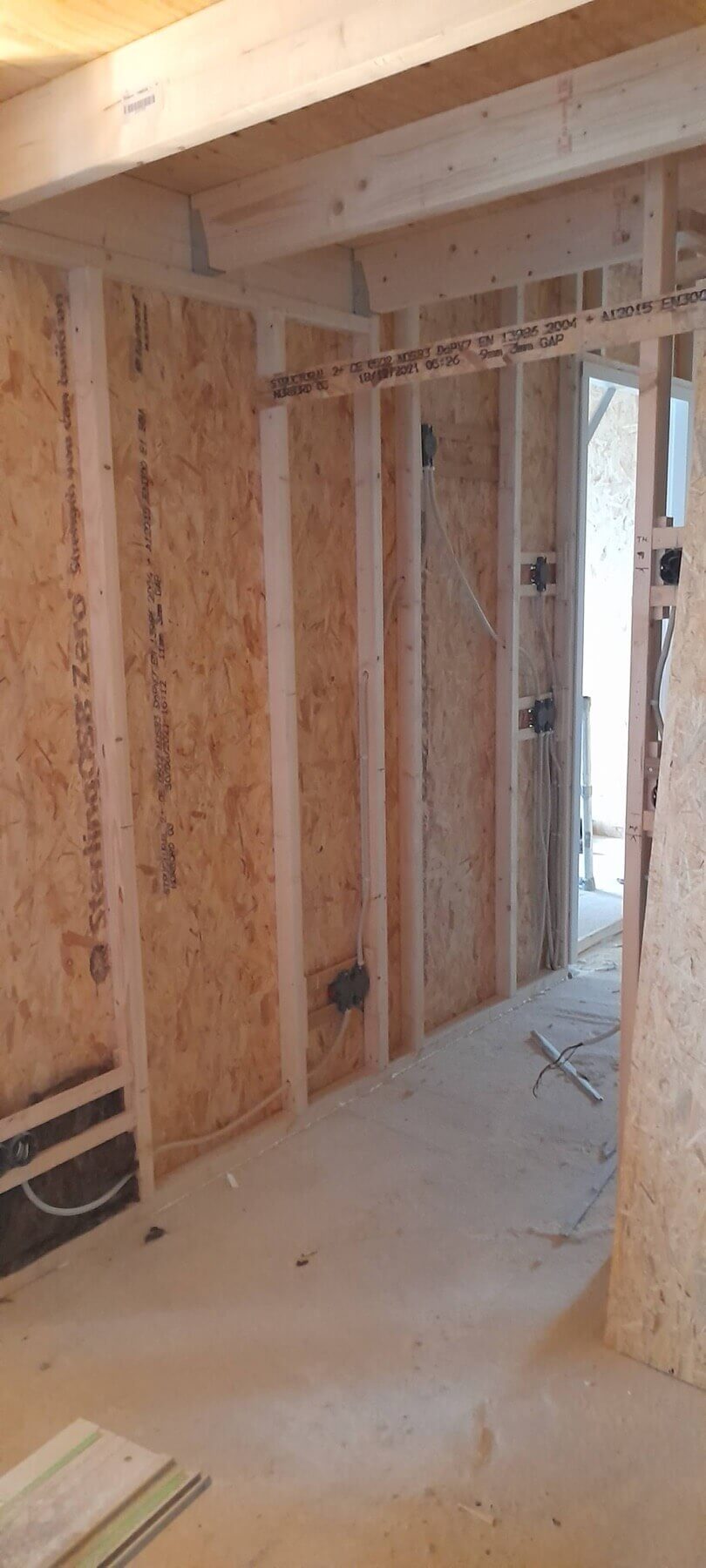 New Build House ~ Partition Wall Construction